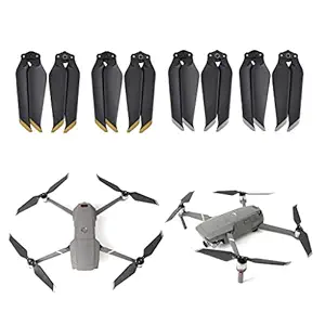 Moxic 2 Pairs Drone Propeller Prop Quick-Release for DJI Mavic 2 Pro/Zoom Golden