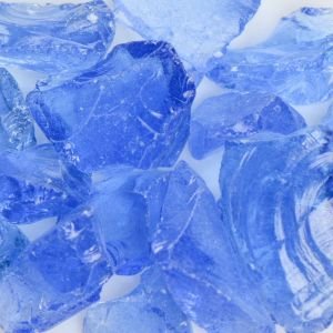 Crystal Blue Landscape Glass Medium 5 Lb Bag
