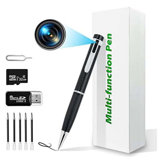 Spy Camera Hidden Camera, Spy Pen 32GB - 1080p