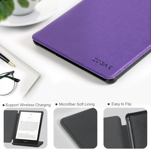 Image of CoBak Case for 7 inch E-Readers - All New PU Leather Cover with Auto Sleep Wake Feature for E-Readers 2024 Released