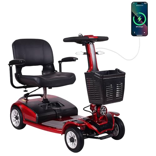 Scooter de Movilidad 4 Ruedas Cap. 190kg