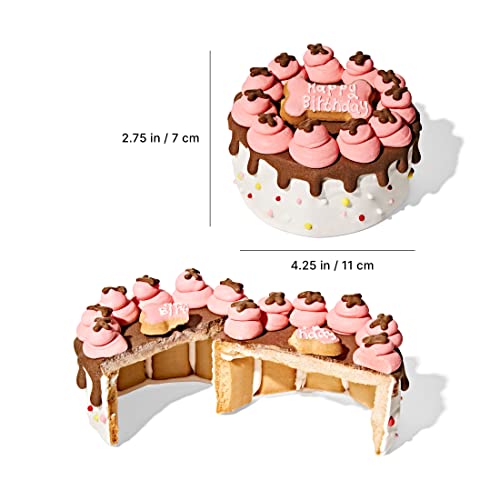 Thoughtfully-Pets-Dog-Happy-Birthday-Mini-Cookie-Cake-Pink-Peanut-Butter-Flavored-Hand-Decorated-Hollow-Biscuit-Cake-for-All-Dog-Breeds - Cucciolini Doodles   Thoughtfully-Pets-Dog-Happy-Birthday-Mini-Cookie-Cake-Pink-Peanut-Butter-Flavored-Hand-Decorated-Hollow-Biscuit-Cake-for-All-Dog-Breeds