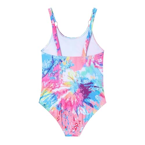 Image of Girls One Piece Swimsuit Quick Dry Swimwear Swimming Beach Bathing Suit for 5-14 Years
