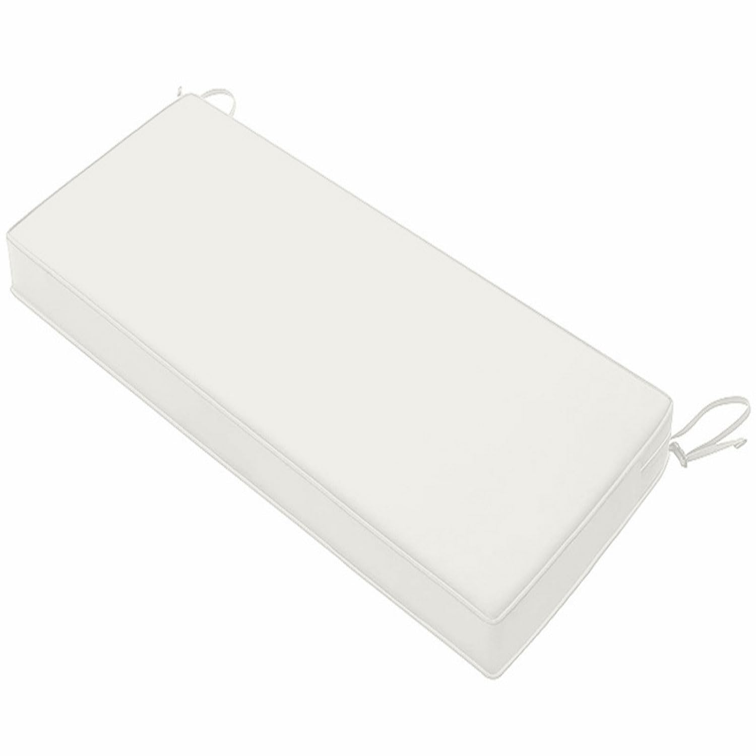 Coussin de banc d'extérieur 119x38x5cm déhoussable et lavable pour assise de jardin