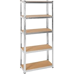 Estanteria 110 Ancho TecTake Estantería metálica Garaje Unidad de Almacenamiento - Varias tamaños - (180x75x30 cm | No. 401460)