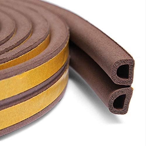 Window Sealing Strips, Door Sealing Strip for Home, Door soundproofing Self-Adhesive Gap Sealing EPDM Tape, Car Door Gap Sealer (Brown)(2 X 2.5 M = 6 Meter) (White) (B0C49ZYS97) Amazon Price History, Amazon Price Tracker