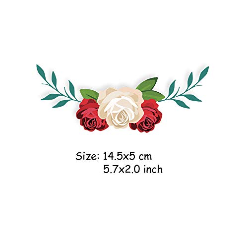 Flower Iron On Sticker Heat Transfer Patches 10 Pcs Appliques Decals For T-Shirt Jeans Backpacks Jackets Dress Clothing Art Decoration Accessories #TOP3