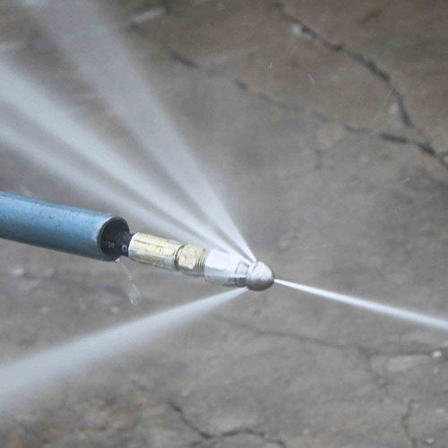 XZT 3000psi(s16) 35 FT Pressure Washer Sewer Drain Hose,Sewer Jetter Hose Kit,Power Cleaning Drain Hose (35FT) XZT 3000psi(s16) 35 FT Pressure Washer Sewer Drain Hose,Sewer Jetter Hose Kit,Power Cleaning Drain Hose (35FT)
