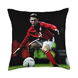 Wayne Rooney England V Australia 2003 World Cup Football Throw Pillow