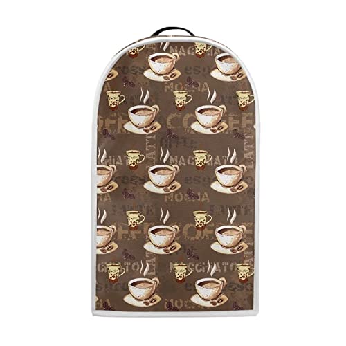 DISNIMO Coffee Design Blender Dust Cover, Fingerprint Protection Cover for Stand Mixer or Coffee Machine, Home Kitchen Appliance Cover for Stain Dus-t Resistant Supplies