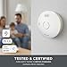 BLACK+DECKER Smoke Alarm. Smoke Alarms For Home Battery Powered With 10 Year Battery Included. Easy To Install Smoke Detector Fire Alarm. Suitable For Hallways, Landings, Living Rooms Bedrooms.