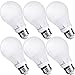 Hyperikon A19 Dimmable LED Light Bulb, 9W (60W Equivalent), ENERGY STAR Qualified, 3000K (Soft White Glow), CRI90+, 820 Lumens, Medium Screw Base (E26), UL-Listed, Standard Light Bulb (6 Pack)
