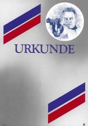 Schießen / 310 / 1107 / Herren / PC-Urkunden (170 g/m²) 50 Stk