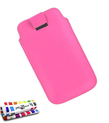 Etui WIKO OZZY [Le Sweep] [Rose bonbon] de MUZZANO + STYLET et CHIFFON MUZZANO® OFFERTS - La Protection Antichoc ULTIME, ELEGANTE ET DURABLE pour votre WIKO OZZY