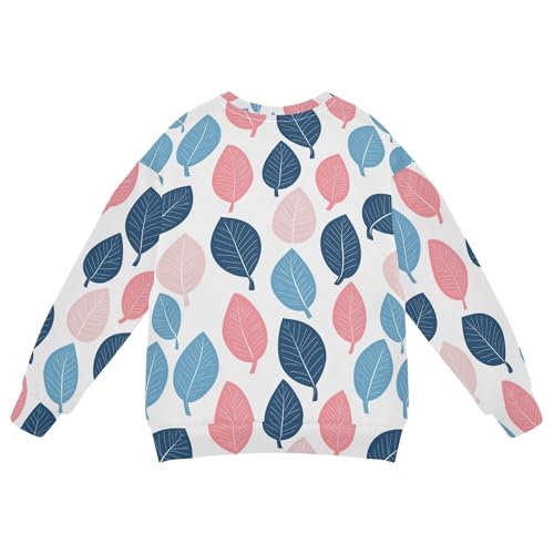 JUNZAN Colorful Leaves Kids Boys Sweatshirt Hoodie Fleece Sweatshirts for Boys Camping 4T2