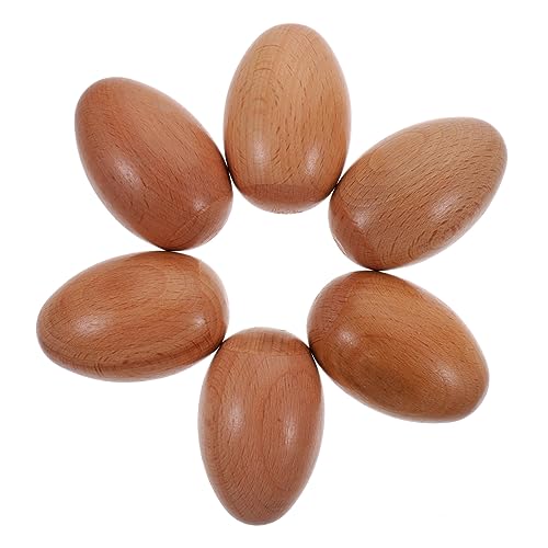 BESPORTBLE 6pcs Maracas for Musical Instruments Noise Maker for Music Playtime Enhance Auditory Skills and Sensory Development