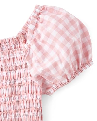 Image of The Children's Place girls Floral Smocked Babydoll Dress
