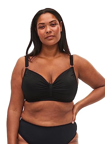 Bikini-BH avec armature Zizzi Swim grande taille noir 54 pour un maintien parfait