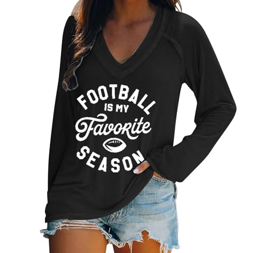 Football Sweatshirt Women Game Day Shirts Football Shirts for Women...