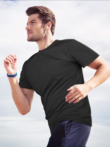 URATOT Men's Workout Shirts Short Sleeve Dry Fit Athletic T-Shirts Moisture Wicking Running Gym Active Lightweight Tee Top4