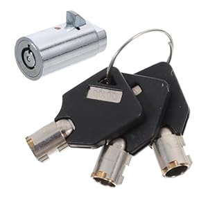 Amosfun Automatenschloss Kernzylinder für Verkaufsautomaten 1 Satz