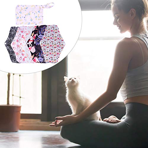 Healifty Pano Sanitário Reutilizável Menstrual Guardanapo Sanitário Menstrual com Bolsa para Senhora