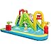 HONEY JOY Inflatable Water Slide, 7-in-1 Blow up Waterslide Water Park for Kids Backyard, Splash Pool, Climbing Wall, Indoor Outdoor Water Slides Inflatables for Kids and Adults(Without Blower)