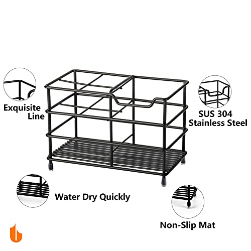 image for Urbanstrive 304 Stainless Steel Bathroom Toothbrush Holder Toothpaste 