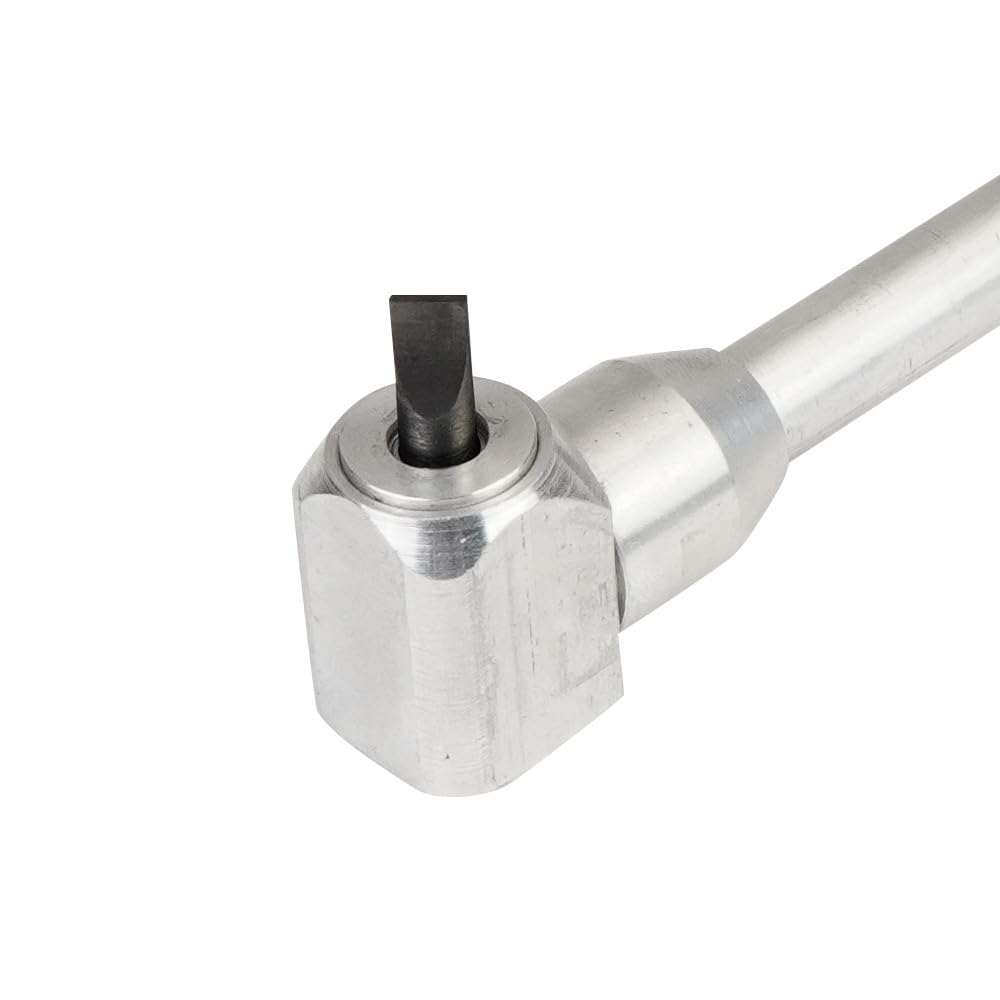 Strumento di regolazione della vite pilota, cacciavite di regolazione del carburatore, strumento di riparazione con testa angolata a 90 gradi, ricambio in metallo per carburatore, ATV, UTV,