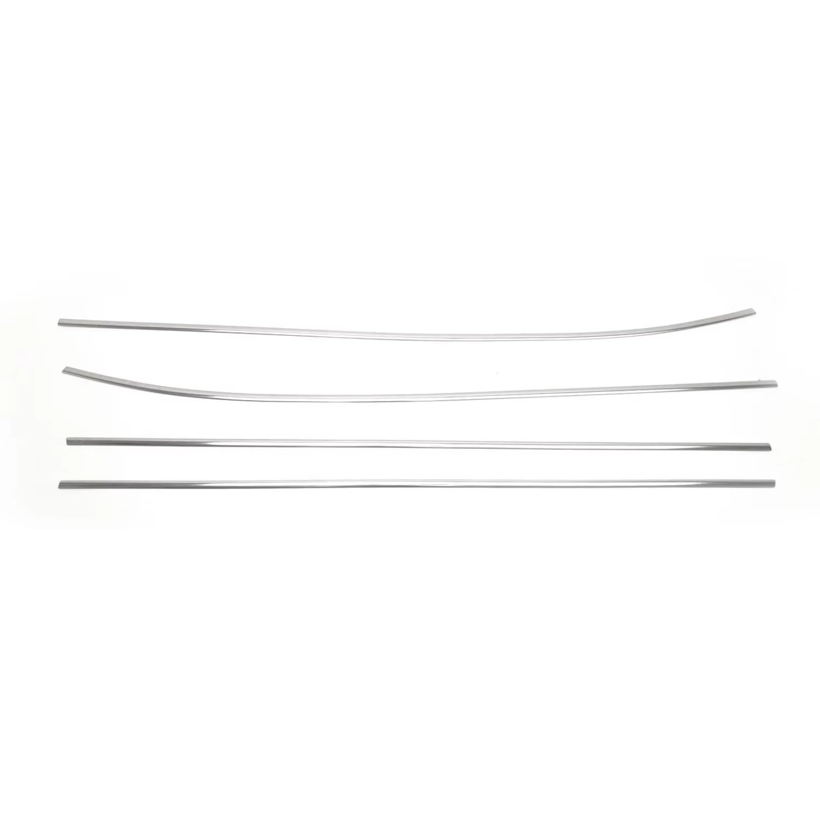 Iukmrt Chrome For Hyundai For Tuscon For Ix35 2010-2015 Door Outer Seal Belts Pressure Sealing Strip 82210-2S000 4 X Window Glass Weatherstrip Car Door Seal Protector(Chrome)
