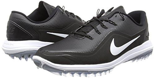 Nike Men's Lunar Control Vapor 2 Golf Shoes, Black/White/Cool Gray, 10 M US