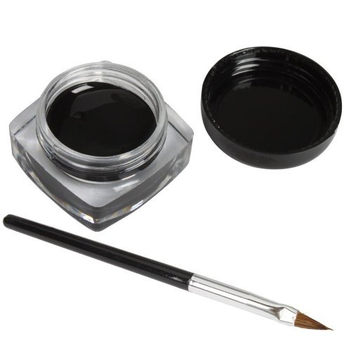 Long Lasting Eyeliner Curd Gel With Brush For Cosmetics Makeup