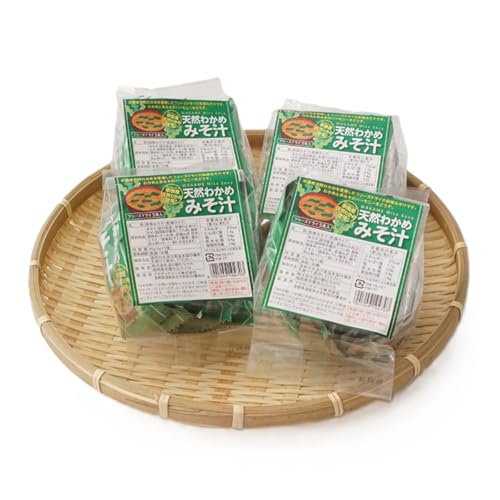 宗像産天然わかめみそ汁 5袋詰×4個セット[道の駅むなかた]