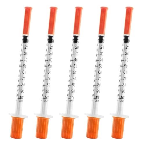 MediFyn 20pcs 1ml Dispensing Tool Indivdually Sterile Packaging 1ml 0.3x13mm 30G Plastic Multiple Uses Measuring Tool