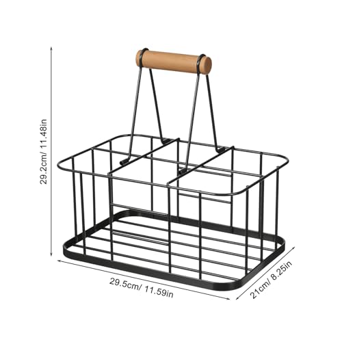 Porte-bouteilles vertical en acier carbone TIDTALEO pour un rangement simple - 3
