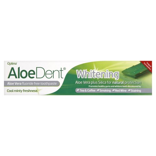 Aloedent- Whitening Aloe Vera Fluoride Free Toothpaste - 100ml