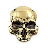 Skull belt buckle, Human skull solid brass belt buckle, solid brass belt buckle with skull