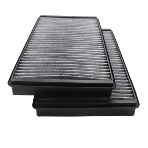 Filtro de cabina para BMW E65 y E66, juego de 2 unidades con carbón activado negro 3