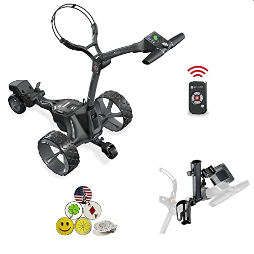 AMBA7 Motocaddy M7 GPS Remote Controlled Touchscreen Electric Golf Caddy with 3.5