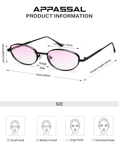 Retro Oval Sunglasses for Women Trendy Classic Shades Y2k Sunnies AP3747