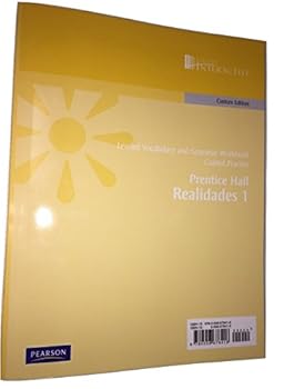 Paperback Pearson Prentice Hall Realidades 1 Leveled Vocabulary and Grammar Workbook Cuided Practice Custon Edition Book