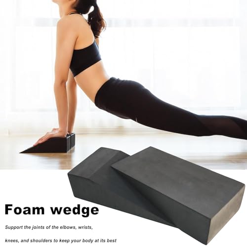 Squat Wedge Blocks - Zachte pols wig | YOGA Pilates Blok Schuine Board Kuit Stretcher | Squat Wedge Ramp | EVA Foam Voet Enkelknie Stretcher Beenextender voor Pushh-Up, Plat, Squat - Afbeelding 5