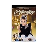 DGJSFC Ölgemälde-Poster, Motiv: Frühstück bei Tiffany, 