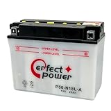 パーフェクトパワー P50-N18L-A 開放型バイクバッテリー【互換 Y50-N18L-A GM18Z-3A FB50-N18L-A】ヤマハ除雪機
