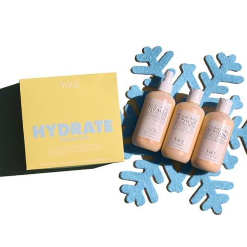 VoCÊ Haircare Hydrate Collection Gift Set | Moisturizing Shampoo, Rinse