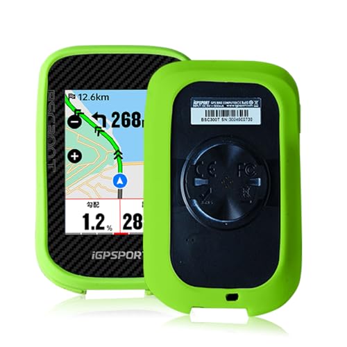 For iGPSPORT BSC300T 用 ケース カバー 【NOUKAJU】 シリコン 保護ケース ストラップ付き 落下防止 キズ防止 耐衝撃 装着充電可能 防水 防塵 (カモフラージュ)（Amazon）