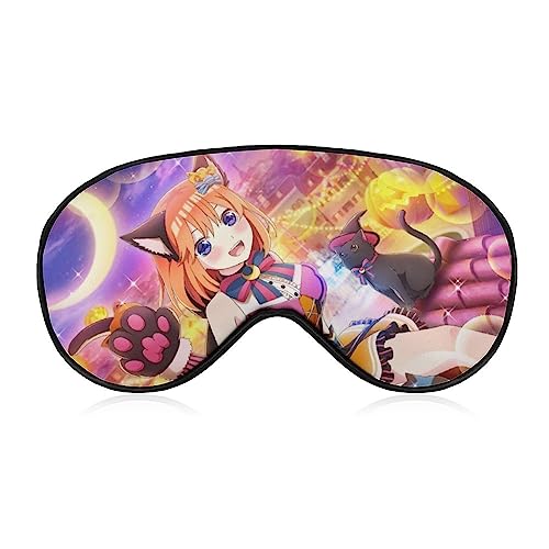 五等分の花嫁 中野四葉 アイマスク キャラクター アニメ アイマスク 睡眠用 かわいい 睡眠改善 遮光 柔らかい 眼精疲労 目元疲労回復 安眠マスク 圧迫感なし 子供 男女兼用 ギフト