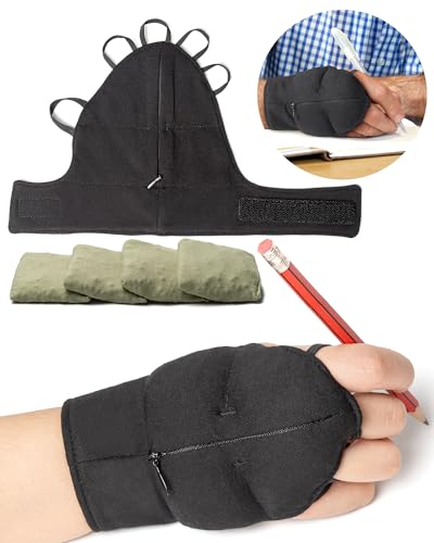 WeddingSteps SecureHold Adjustable Weight Handwear: Advanced Tremor Control and Enhanced Manual Dexterity Support for Parkinsons Stroke Recovery and Daily Function Improvement