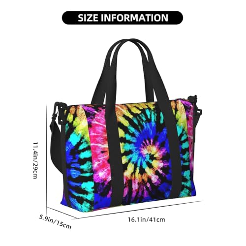 Exotic Tribe Tie Dye Style print Handbag Oxford shoulder bag casual shoulder bag weekend bag large capacity storage bag4