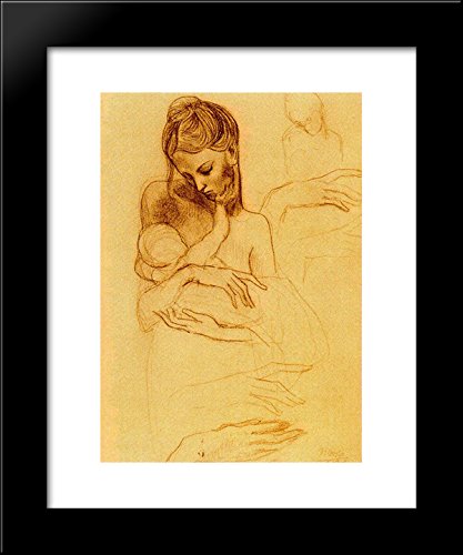 お値下げ❣️Pablo Picasso 母と子 Amazon.co.jp: 母と子20 x 24額入りアートプリントby Picasso , Pablo